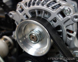 Lightweight Alloy - Alternator Pulley - Oversize - GT86 & BRZ - installed