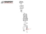 Front - Upper Ball Joint - Nut - Celica GT4 ST205, Celica ZZT23#