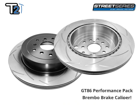 Brake Discs - Rear - T2 - Performance Pack Brembo Caliper - GT86 & BRZ