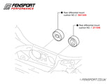 Rear Differential Mount Cushion - Genuine Part - Left Hand - No 1 - GT86 & BRZ