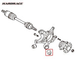 Hardrace - Rear - Knuckle Bushes - Rose Joints - GT86, GR86 & BRZ