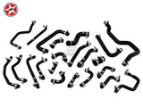 Ancillary Coolant & Breather Hose Kit - Stoney Racing - MR2 Rev 1 & 2 Turbo - Black