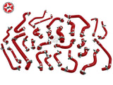 Ancillary Coolant & Breather Silicone Hose Kit - Stoney Racing - MR2 Rev 3 Turbo - Red