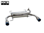 HKS Legamax Premium Exhaust - Rear Silencer - Swift Sport ZC31S