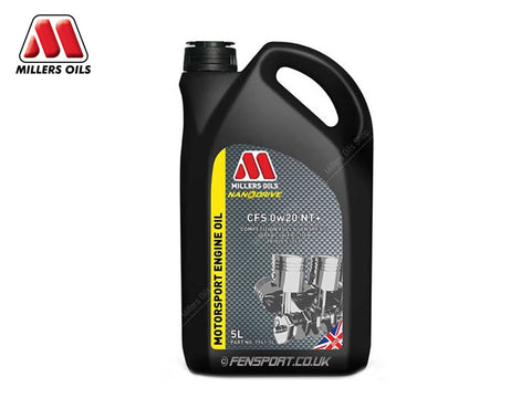 Millers - NanoDrive Fully Synthetic Engine Oil With Nano Tec - CFS 0w20 NT+ - 5 Litre