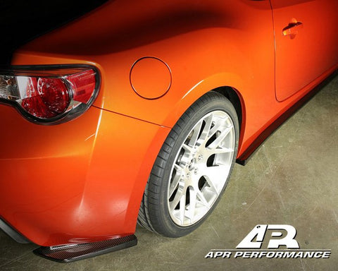 APR Carbon Fibre Rear Bumper Skirts - GT86 & BRZ