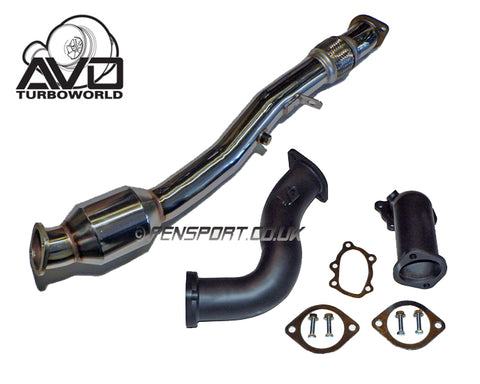 Turbo Exhaust Front Pipe Kit - with Cat - Avo 3" - For Avo Turbo GT86 & BRZ