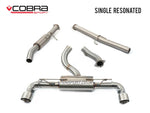 Cobra Exhaust System - Cat Back - GR Yaris - single resonated