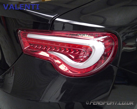 Valenti - LED Tail Lights - V2 Sequential - Clear Red - GT86 & BRZ