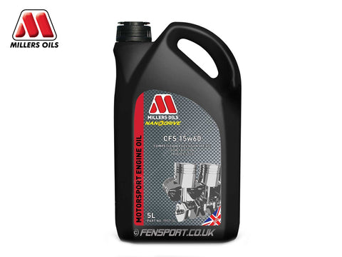Millers - Fully Synthetic Engine Oil - CFS 15w60 - 5 Litre